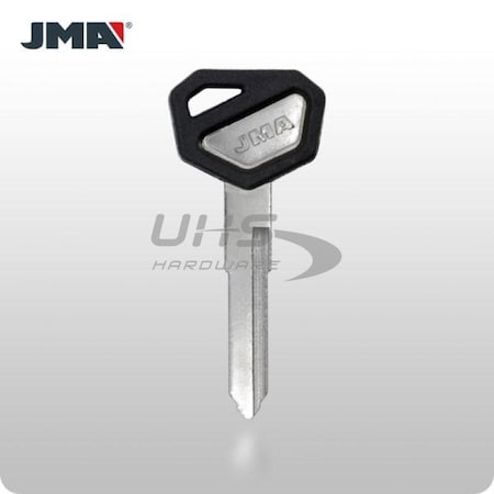 Jma JMA:KW15-P Kawasaki Motorcycle Key - Plastic Head JMA-KAW-7-P